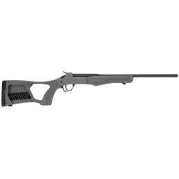 Rossi SSP1GRAY Tuffy Single Shot 410 Gauge with 18.50 Barrel 3 Chamber 1rd Capacity Matte Black Metal Finish  Gray Fixed Thumbho