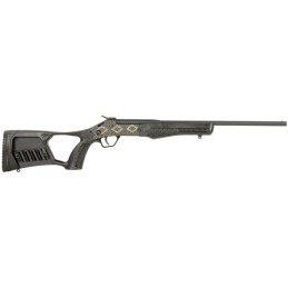 Rossi SSP1BKEN1 Tuffy Youth 410 Gauge with 18.50 Barrel 1rd Capacity Matte Black with Snakeskin Engraving Metal Finish  Black Fi