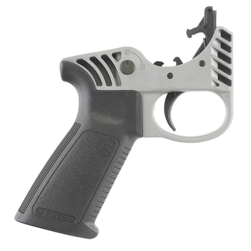 Ruger 90461 Elite 452 MSR Trigger Fits AR556SR556SR762 Two Stage  4.5 lbs. Draw Weight Black  Silver