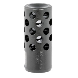 Ruger 90486 Radial Ported Muzzle Brake AR15 5.56 45mm NATO Black Oxide Steel with 1228 tpi Threads 1.75 OAL  .75 Diameter