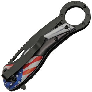 Flag Linerlock A/O Black