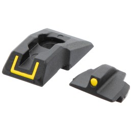 Ruger 90649 Security 9 Sight Set BlackYellow Fits Ruger Security 9 Dovetail Mount