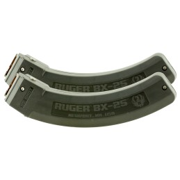 Ruger 90548 BX25 Value Pack 25rd Magazine Fits Ruger 1022SR77Charger 22LR BX25 Black 2 Pack