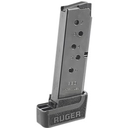 Ruger 90626 LCP II  7rd Extended wGrip Extension 380 ACP Blued Steel