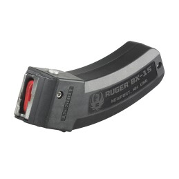 Ruger 90463 BX15  15rd Magazine Fits Ruger 1022SRAmerican Rimfire 77Charger 22LR BX15 Black