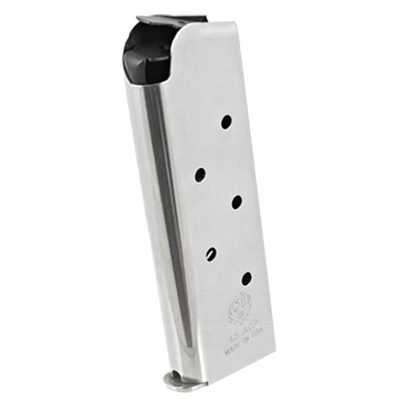 Ruger 90664 SR1911 Officer 7rd 45 ACP Stainless Steel