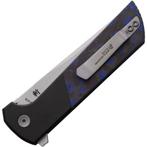 Chop 2 Button Lock CF Blue