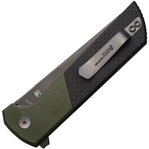 Chop 2 Buttonlock CF Green