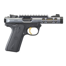 Ruger 43934 Mark IV 2245 Lite 22 LR 101 4.40  SteelThreaded Barrel Diamond Gray Anodized Ventilated Aluminum wPicatinny Rail Sli