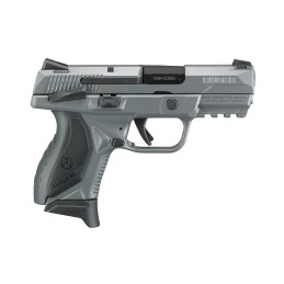 Ruger 8683 American Pistol Compact 9mm Luger 3.55 171 Gray Cerakote Gray Cerakote Stainless Steel Slide Black Wraparound Ergonom