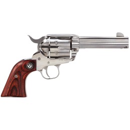 Ruger 5109 Vaquero  357 Mag  4.62 Barrel 6rd Cylinder High Gloss Stainless Steel Hardwood Grip Transfer Bar Safety