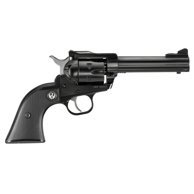 Ruger 0623 SingleSix Convertible 22 LR or 22 WMR  4.62 Barrel 6rd  Cylinder Blued Alloy Steel Checkered Hard Rubber Grip Adjusta