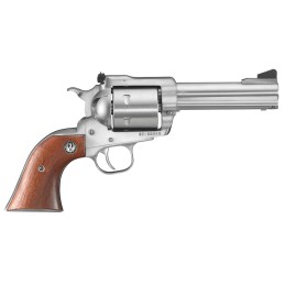 Ruger 0814 Super Blackhawk  44 Rem Mag44 Special 6rd 4.63 Satin Stainless Steel Barrel Cylinder  Frame Hardwood Grip Transfer Ba