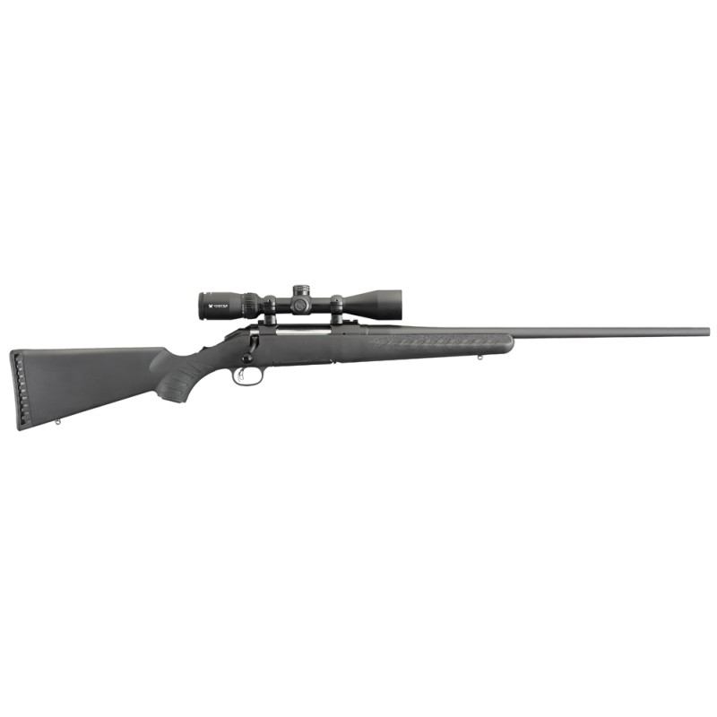 Ruger 16931 American  Full Size 243 Win 41 22 Matte Black Steel Barrel Matte Black Picatinny Rail Steel Receiver Black Magpul Fi