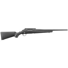 Ruger 6908 American Compact 243 Win 41 18 Matte Black Steel Barrel Matte Black Picatinny Rail Steel Receiver Black Fixed Synthet