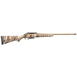 Ruger 26923 American  Full Size 7mm08 Rem 31 22 Burnt Bronze Cerakote Threaded Barrel Picatinny Rail Steel Receiver GoWild Camo 