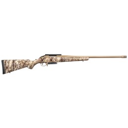 Ruger 26924 American  Full Size 243 Win 31 22 Burnt Bronze Cerakote Threaded Barrel Picatinny Rail Steel Receiver GoWild Camo IM