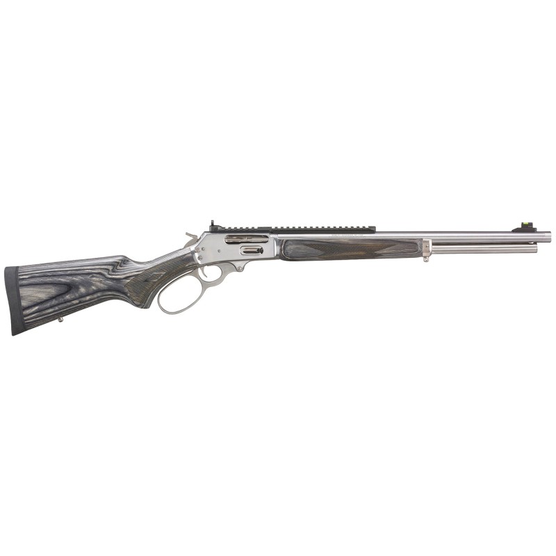 Marlin 70478 1895 Big Loop Full Size 4570 Gov 61 19 Polished Stainless Steel Threaded Barrel Polished Stainless Stainless Steel 