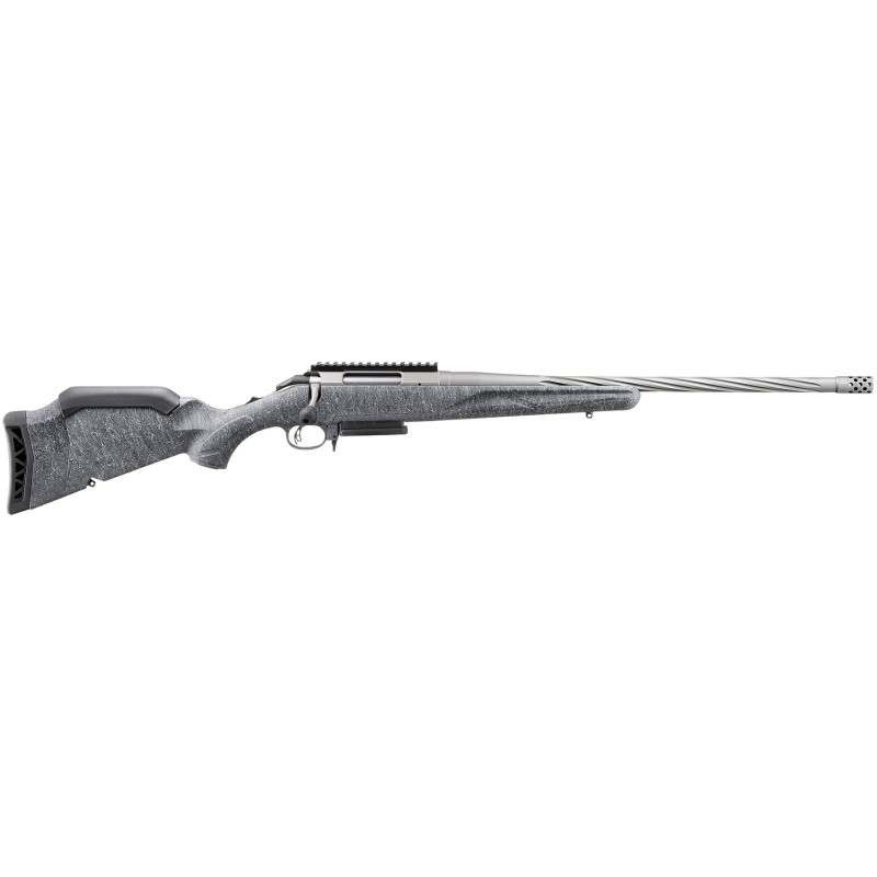 Ruger 46901 American Gen II 6.5 Creedmoor 31 20 Gun Metal Gray Cerakote Spiral Threaded Barrel Gun Metal Gray Cerakote Receiver 