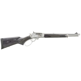 Marlin 70506 336 Trapper Full Size 3030 Win 51 16.17 Satin Steel Threaded Barrel Satin Stainless Steel Receiver Fixed Black Lami