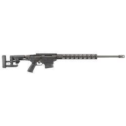 Ruger 18032 Precision  6mm Creedmoor 101 24 Matte Black Steel Barrel Picatinny Rail Receiver Black Adjustable Synthetic Stock