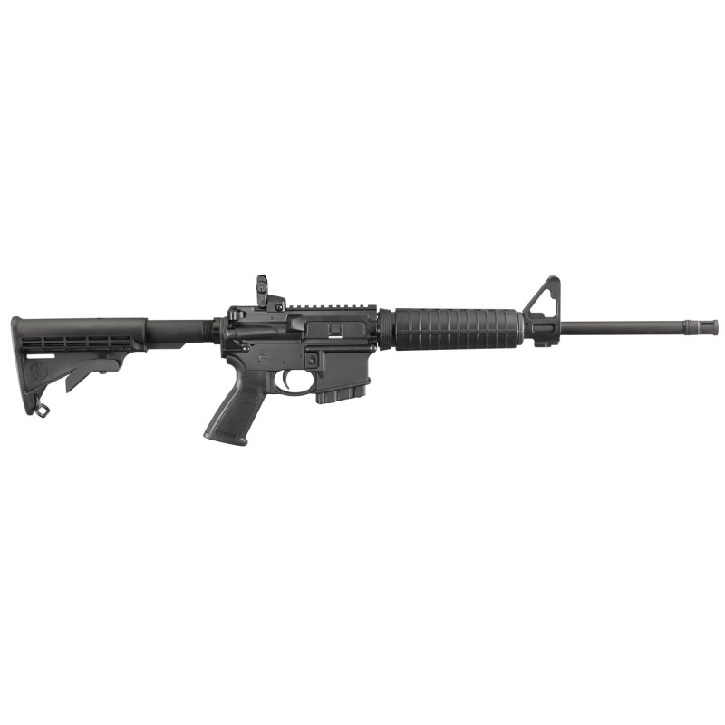 Ruger 8511 AR556 COMD Compliant 5.56x45mm NATO 16.10 101 Black Hard Coat Anodized Black 6 Position Stock Black Polymer Grip Righ