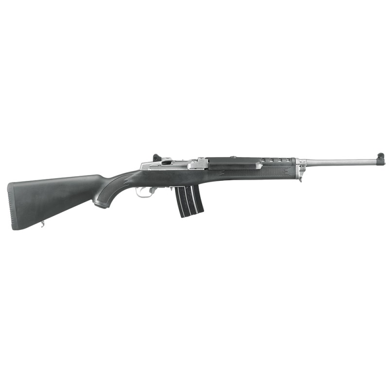 Ruger 5817 Mini14 Ranch 5.56x45mm NATO 201 18.50 Barrel Matte Stainless Steel Synthetic Stock Optics Ready