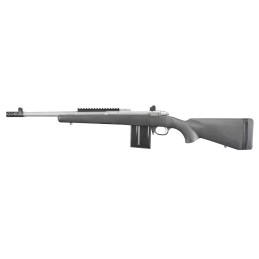 Ruger 6829 Scout  308 Win 101 16.10 Barrel wFlash Suppressor Matte Stainless Steel Receiver Synthetic Stock ThreePosition Safety