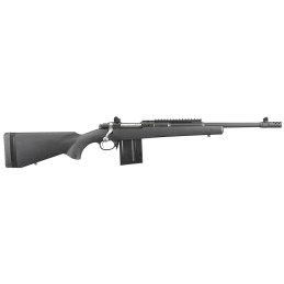 Ruger 6830 Scout  308 Win7.62 NATO 101 16.10 FreeFloating Barrel Muzzle Brake Matte Black Fixed Aluminum Bedding Stock ThreePosi