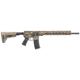 Ruger 8539 AR556 MPR 5.56x45mm NATO  301 18 4140 ChromeMoly Steel Barrel Frazzled Brown Cerakote Magpul MOE SL Adjustable Stock 