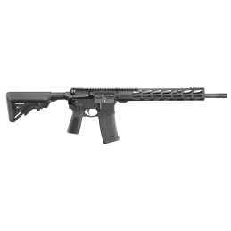 Ruger 8542 AR556  5.56x45mm NATO 16.10 301 Black Hard Coat Anodized Adjustable B5 Bravo Stock Black B5 Grip