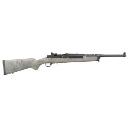 Ruger 5877 Mini14 Tactical 5.56x45mm NATO 51 18.50 Barrel Blued Alloy Steel Exclusive Hogue Ghillie Green Stock Optics Ready