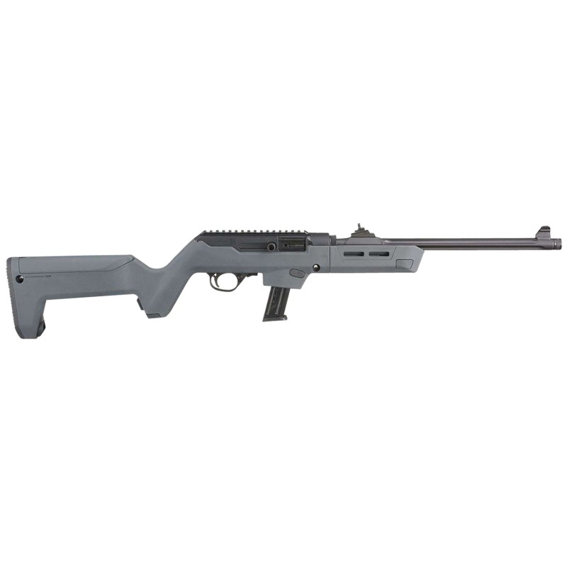 Ruger 19134 PC Carbine State Compliant 9mm Luger 101 16.10 Threaded Barrel Matte Black Oxide Metal Finish Stealth Gray Stock Opt