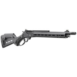 Marlin 70901 1895 Dark 4570 Gov 51 16.17 Threaded Black MLok Handguard Synthetic Stock with Cheek Riser  MLok Slots Muzzle Brake