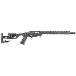 Ruger 8401 Precision Rimfire  22 LR 101 18 Threaded 1137 Alloy Steel Barrel Hard Coat Anodized Finish Adjustable QuickFit Precis