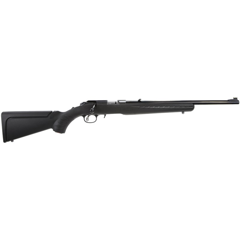 Ruger 8313 American Rimfire Compact Compact 17 HMR 91 18 Satin Blued Steel Barrel Satin Blued Drilled  Tapped Steel Receiver Bla