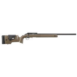 Ruger 8378 American Rimfire LongRange Target 22 LR 101 22 Threaded Bull Barrel Matte Blued Alloy Steel  Speckled BlackBrown Lami