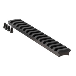 Ruger 90671 Picatinny Rail  Black Anodized Aluminum Fits Ruger American Rifle Short Action