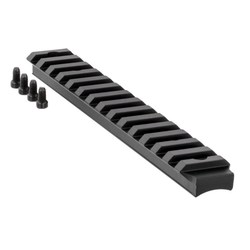 Ruger 90672 Picatinny Rail  Black Anodized Aluminum Fits Ruger American Rifle Long Action