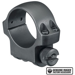 Ruger 90277 3BHM Scope Ring  Matte Black 1 Low