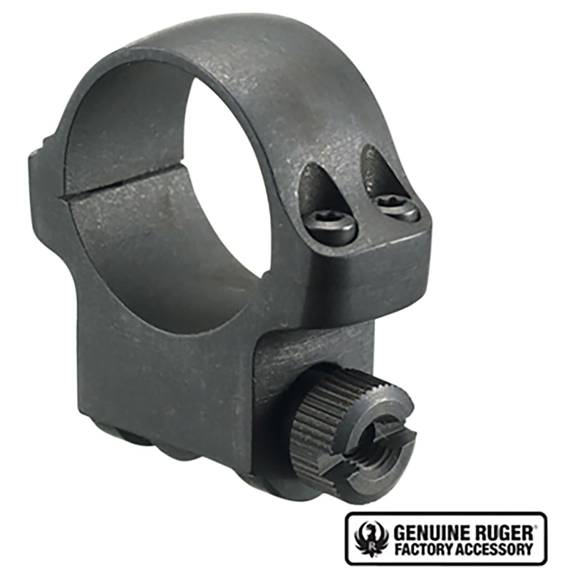 Ruger 90278 4BHM Scope Ring  Matte Black 1 Medium