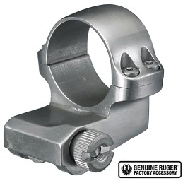 Ruger 90288 4KO Offset Scope Ring  Silver 1 Medium