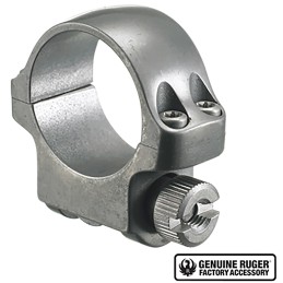 Ruger 90293 3KTG Scope Ring  Silver 1 Low