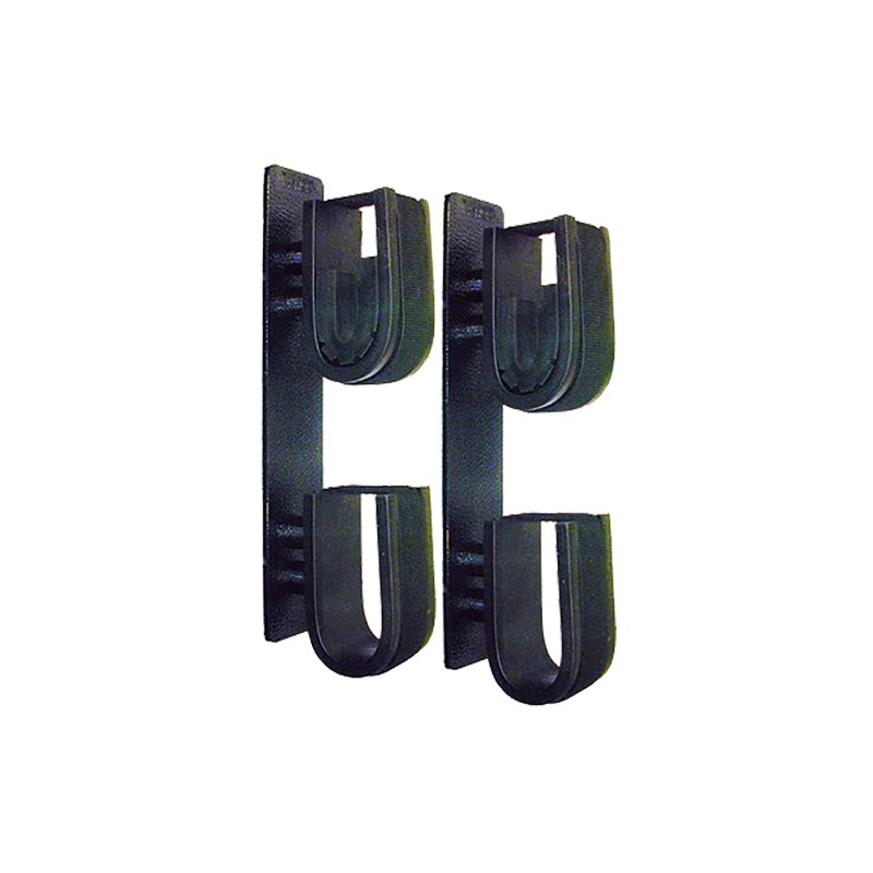 Rugged Gear 10040 Dual Lock Gun Holder Black Metal 2 Pack