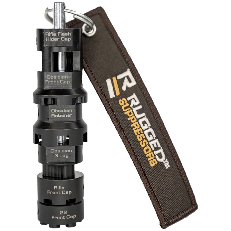 Rugged Suppressors RTK001 Totem Tool  6 Piece MultiTool Compatible with Most Rugged Suppressor