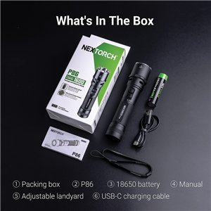 P86 Tactical Flashlight