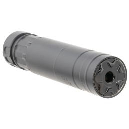 Rugged Suppressors RZ556 Razor 556  22 Cal 5.56mm 6.40 L Black Stainless Steel Includes 1228 M2 QD Brake