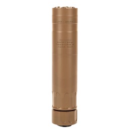 Rugged Suppressors RZRFDE762 Razor762  30 Cal 7.62mm Rate Up To 300 RUM 6.40 L FDE Cerakote Stainless Steel 5824 tpi R3 Flash Hi