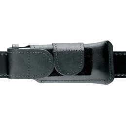 Safariland 123832 Horizontal Mag Pouch  Single Leather Hook  Loop Compatible With Glock 171922233435