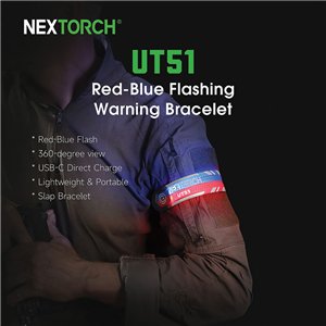 UT51 Flashing Warning Bracelet
